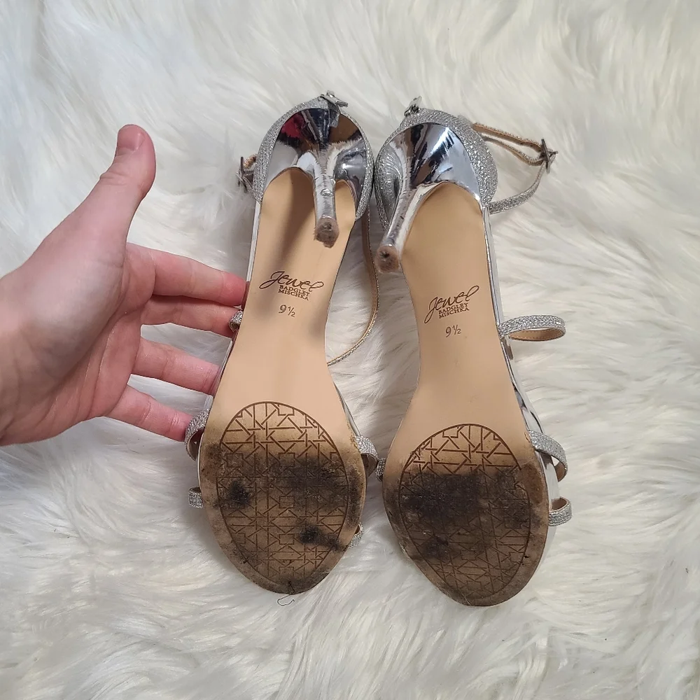 Badgley Mischka jewel heels
